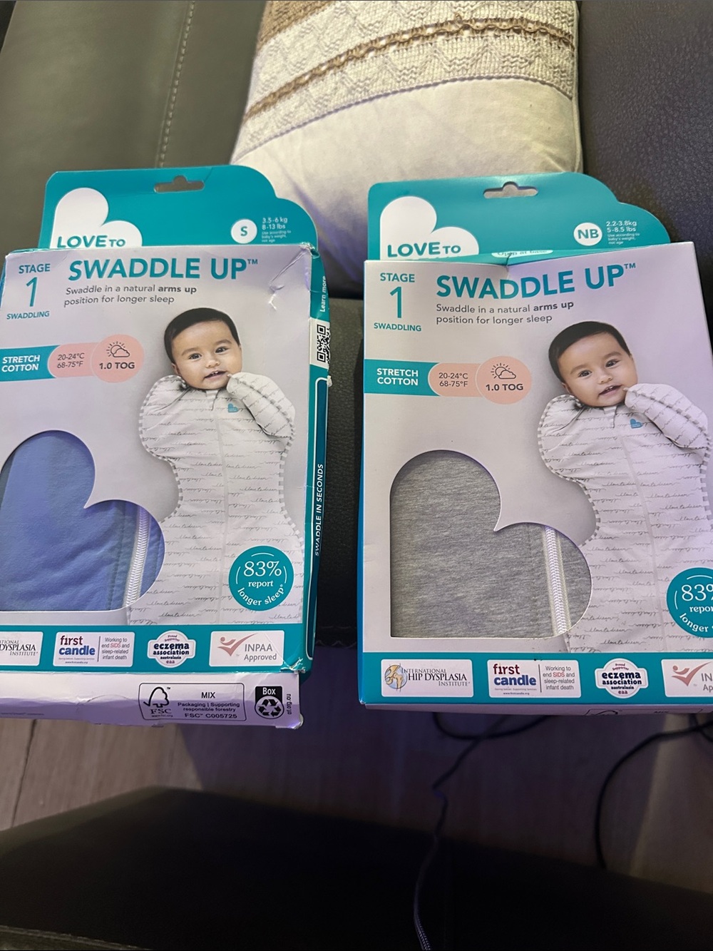 Love To Dream Swaddle Up Original Stage 1 Swaddling Newborn & Small Bundle